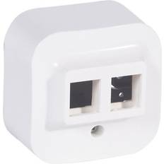 Legrand RJ 45 keystone dobbeltstik