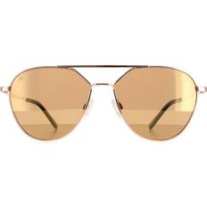 Serengeti Aviator Unisex Rose Gold Saturn Polarized Drivers