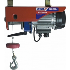 Trækspil på tilbud Dedra Rope winch 250/500kg 1000W DED7914