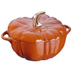 Pumpa gryta Staub Cocotte Pumpa Gryta 3,45L, Kanel med lock