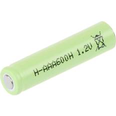 Mexcel H-AAA600H Genopladeligt AAA-batteri NiMH 600 mAh 1.2 V 1 stk