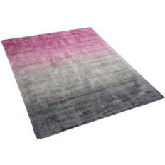 Rosa Tappeti Beliani Modern Rug Pink, Grey cm