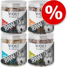 Wolf of Wilderness Hunde Kæledyr Wolf of Wilderness 4x70g Blue River Laks Hundesnacks