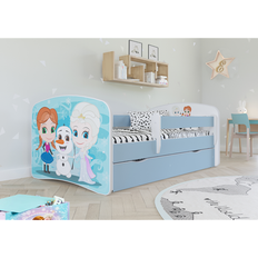 Frost Barnsängar Barnrum Aucune Kocot Kids Cot Babydreams blå Frozen utan madrass 140/70