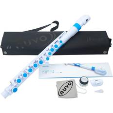 White Acoustic Guitars NuVo NUJF220BL Hybrid Wind Instrument