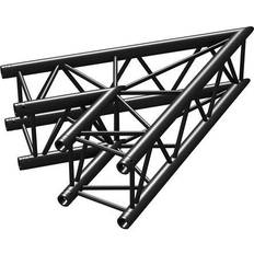 Truss BeamZ Truss P30-C19B vierkante truss zwart 45 2-weg hoek