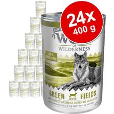 Wolf of Wilderness Senior 6 x 400 g - Green Fields Com Cordeiro E Frango