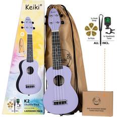 Ortega keiki Ortega Keiki K2-LAF Sopran Ukulele Pack Lavender Field