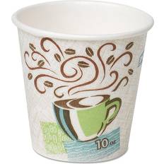 Dixie Hot Cups, Paper, 10oz, Coffee Dreams Design, 500/Carton