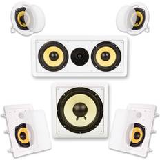 Flush mount wall speaker Audio HD-515 Flush Mount 5.1 Speaker System