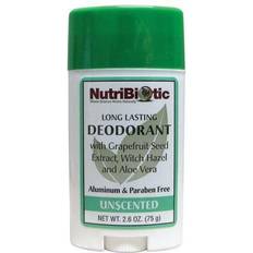 Nutribiotic Deodorant Stick Unscented 2.6 oz