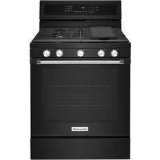 5 burner gas stove KitchenAid 30-Inch 5-Burner Gas Convection Range