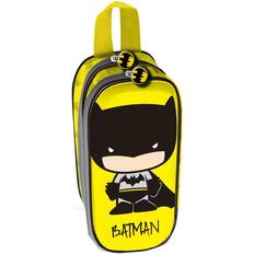 Amarillo Estuches para lápices DC Comics Batman Bobblehead 3D Dubbelt Pennfodral