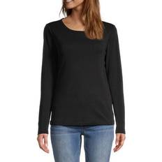 St. John's Bay Womens Crew Neck Long Sleeve T-shirt