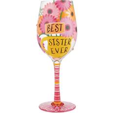 Lolita Best Sister Ever Wine Glass 15fl oz