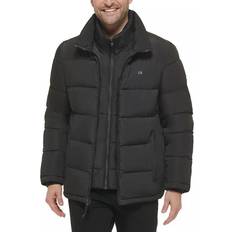 Acrylic Jackets Calvin Klein Men's Puffer With Set In Bib Detail