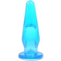 Mini Butt Plug With Finger Hole Blue