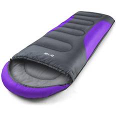 Purple Sleeping Bags Trail Outdoor Leisure Hooded Sleeping Bag Purple Purple