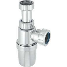 Waste-pipes Mcalpine McAlpine 1 1/4'' CP Plastic Adjustable Inlet Slim Bottle Trap 75mm Water Seal