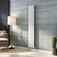 Radiators Aica Anthracite/Grey White Vertical/Horizontal Designer Radiator Single/Double Oval Column Heating Rads uk