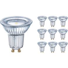 Osram parathom gu10 led pære 120° Osram Fordelspakke 10x Parathom LED spot GU10 PAR16 4.3W 350lm 120D 830 varm hvid erstatter 50W