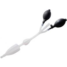 Clean Stream Double Bulb Anal Douche Svart