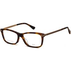 Glasses & Reading Glasses Jimmy Choo Ladies Tortoise Rectangular Eyeglass JC268/G00860052