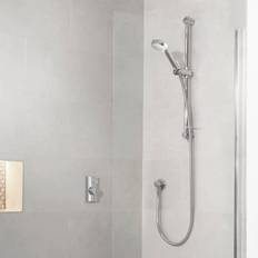 Silver Shower Rail Kits & Handsets Aqualisa Visage Q Thermostatic Smart Silver