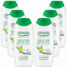 Simple Kind To Hair Gentle Care Shampoo 6 X 200Ml