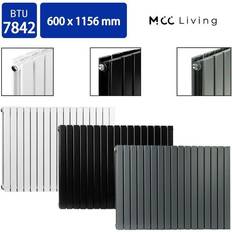 MCC 1156mm Double Designer Panel Central Heating Radiator anthracite
