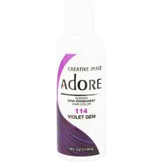 Adore Semi Permanent Hair Color Dye Purples 118Ml Violet Gem