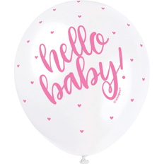 Unique Hello Baby Latex Balloner 5 Stk