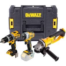 Dewalt DCK383 18v Brushless DCD796 Drill DCF887 Impact DCG412 Grinder Bare TSTAK