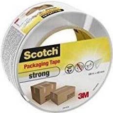 Suministros de Envío y Embalaje 3M Scotch Cinta Adhesiva de Uso General, Transparente, 48 mm x 66 m, 1 Rollo/Paquete de Calidad para Cerrar Cajas, Cartones y Paquetes