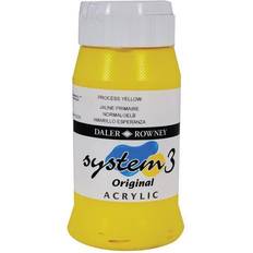 Daler Rowney Acrylic Paints Daler Rowney 1 Pack System 3 Acrylic Paint Process Yellow (500ml)