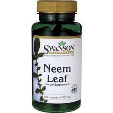 Neem hälsokost kosttillskott Swanson Neem Leaf, 500mg