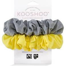 Vegan Hair Accessories Kooshoo Organic Plastic-Free Scrunchies - Sunrise