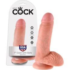 Realista Consoladores Pipedream King Cock with balls 7 inch