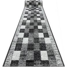 Checkered Carpets RUGSX BCF Rafia Grey 70x870cm