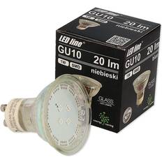 Led pærer gu10 1w GU10 LED Pære 1W, 220-260V Med Blå Lys