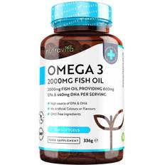 Fish oil Nutravita Omega 3 2000mg Pure Fish Oil 240