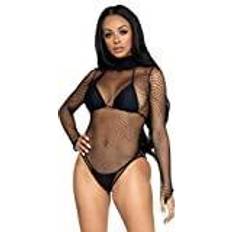 Leg Avenue Turtleneck fishnet teddy