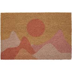 Orange Entrance Mats Premier Housewares Bellevie Doormat Orange