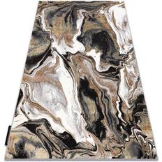 Carpets & Rugs RUGSX Modern de luxe carpet 622 Abstraction Beige, Gold