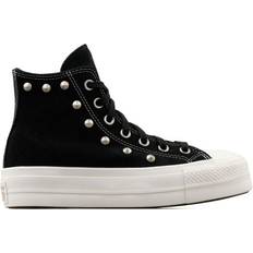 Converse Chuck Taylor All Star Lift Platform Suede Studs - Black