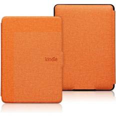 Orange Kindle Paperwhite 11th 6.8 Smart Folio Case Cover