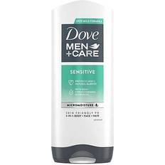 Dove Men+Care Sensitive Hair + Face + Body Wash 400ml