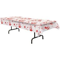 Beistle Bloody Handprints Tablecover