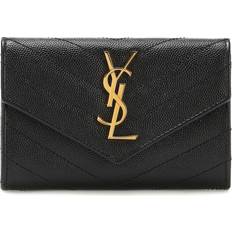 Saint Laurent Handtaschen Saint Laurent Monogram Envelope Small Wallet - Black