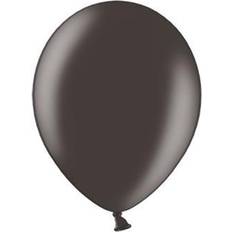PartyDeco Metallic sort balloner 10 stk